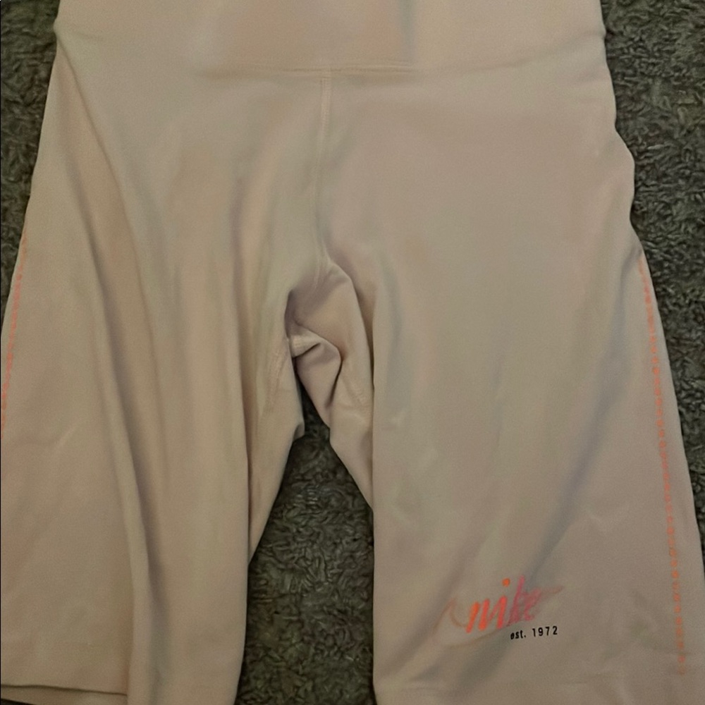 Nike Light Pink Biker Shorts